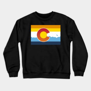 Colorado Flag AroAce Pride Crewneck Sweatshirt